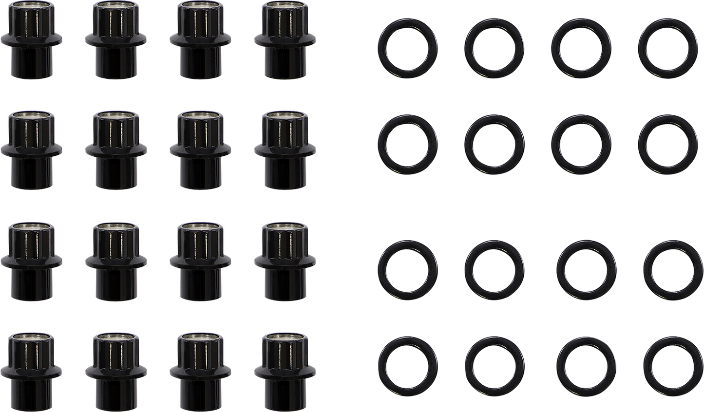 MOOSE OFFROAD Steel Lug Nuts for Carbon Fiber Wheels, 12 mm x 1.50