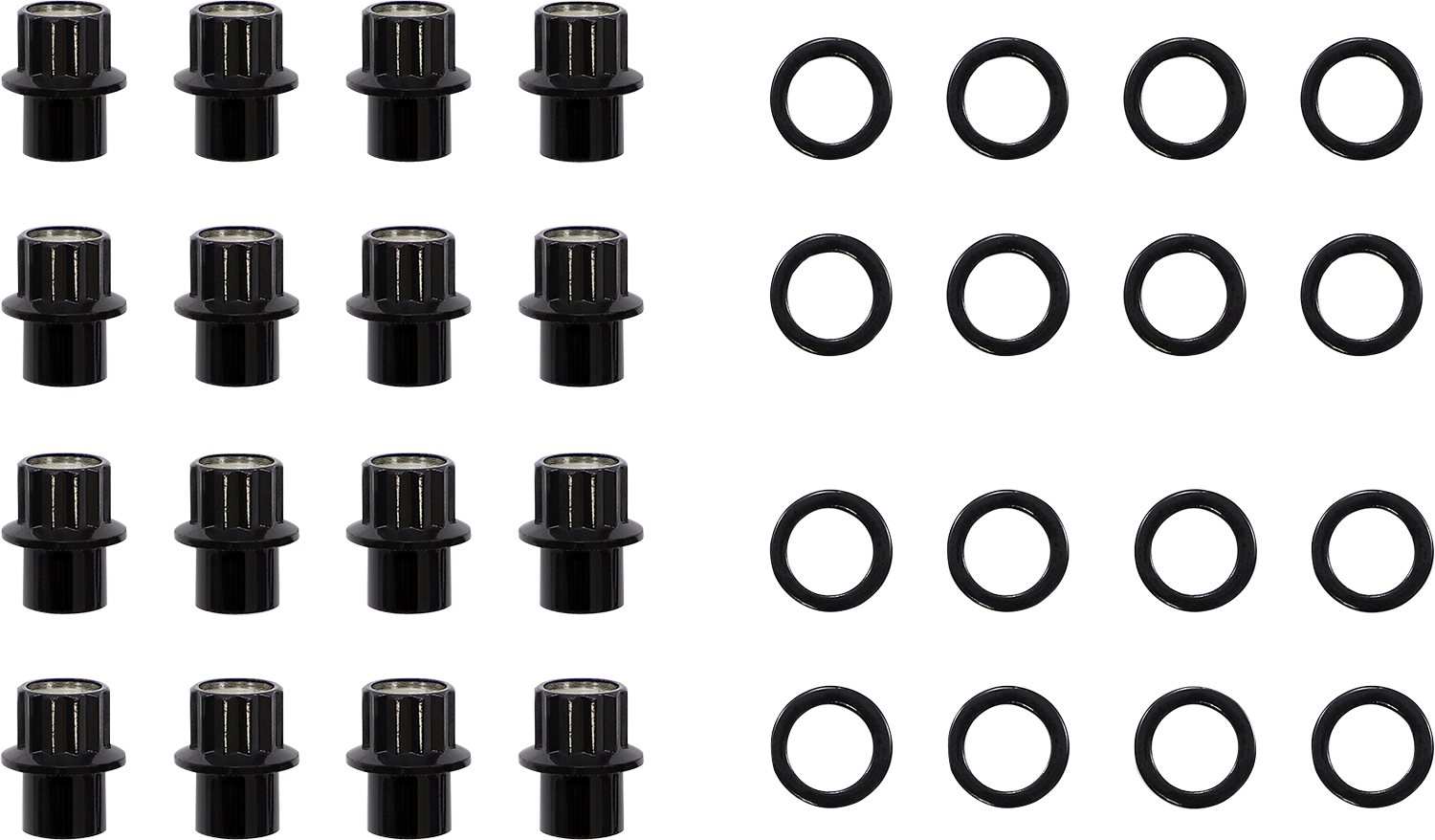 MOOSE OFFROAD Steel Lug Nuts for Carbon Fiber Wheels, 12 mm x 1.50