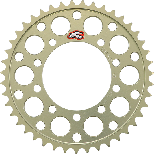 Renthal Rear Sprocket - Aluminum 43 Tooth for Aprilia - Part #478U-525-43P-HA