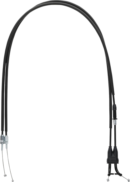 MOOSE Offroad Black Vinyl Throttle Cable 45-1273 for Honda - Stock Length