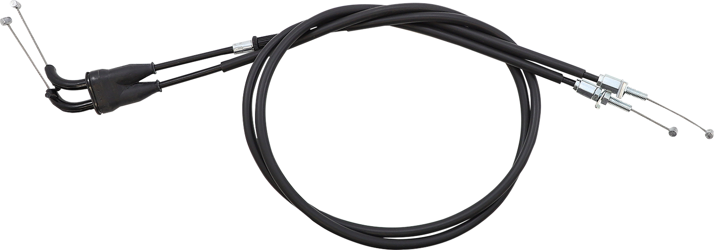 MOOSE Offroad Black Vinyl Throttle Cable 45-1273 for Honda - Stock Length