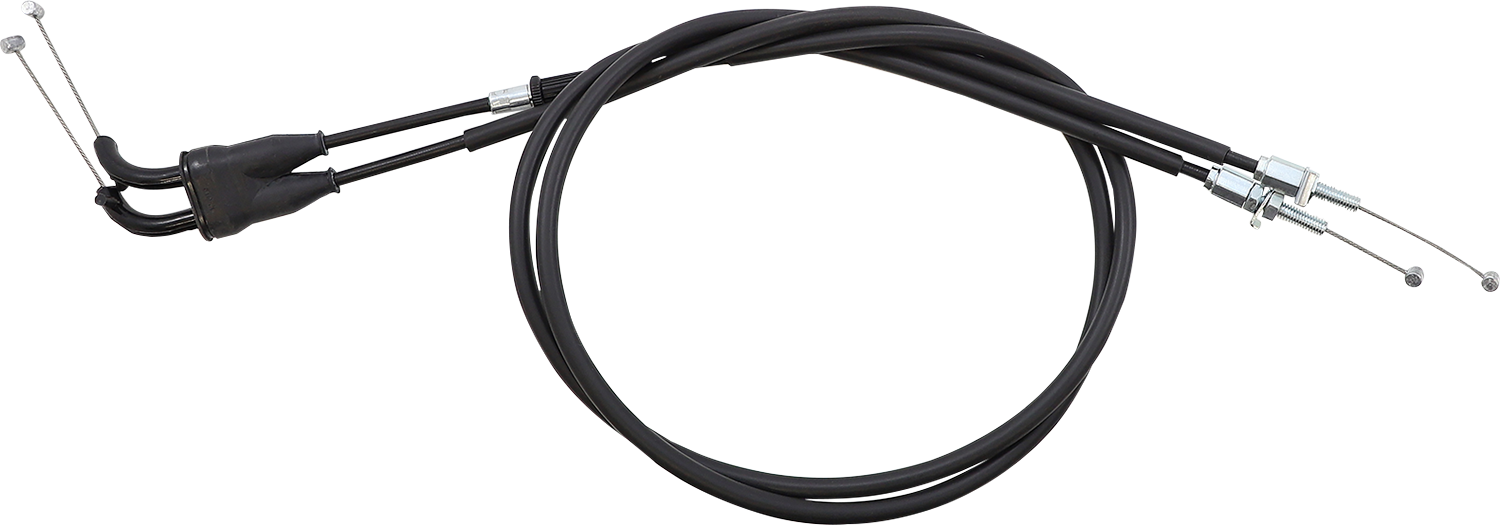 MOOSE Offroad Black Vinyl Throttle Cable 45-1273 for Honda - Stock Length