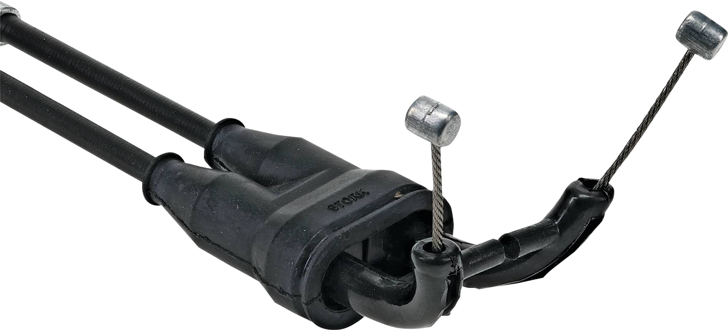 MOOSE Offroad Black Vinyl Throttle Cable 45-1273 for Honda - Stock Length