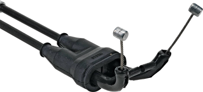 MOOSE Offroad Black Vinyl Throttle Cable 45-1273 for Honda - Stock Length