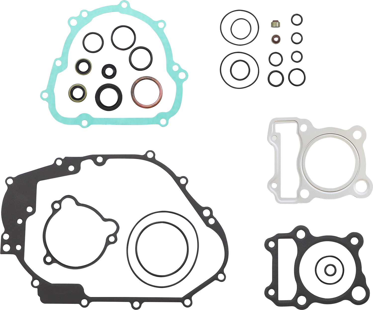 MOOSE OFFROAD Kawasaki 8110047MSE Complete Gasket Set with Oil Seals
