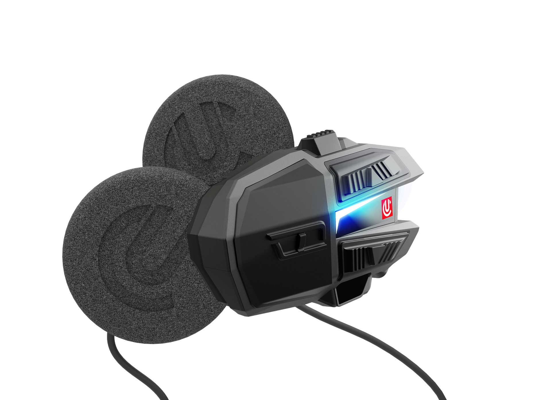 UCLEAR Motion HDX-V Dual Kit Helmet Audio System with Crash Detection and Long Battery Life