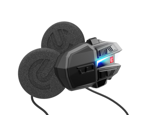 UCLEAR Motion HDX-V Dual Kit Helmet Audio System with Crash Detection and Long Battery Life