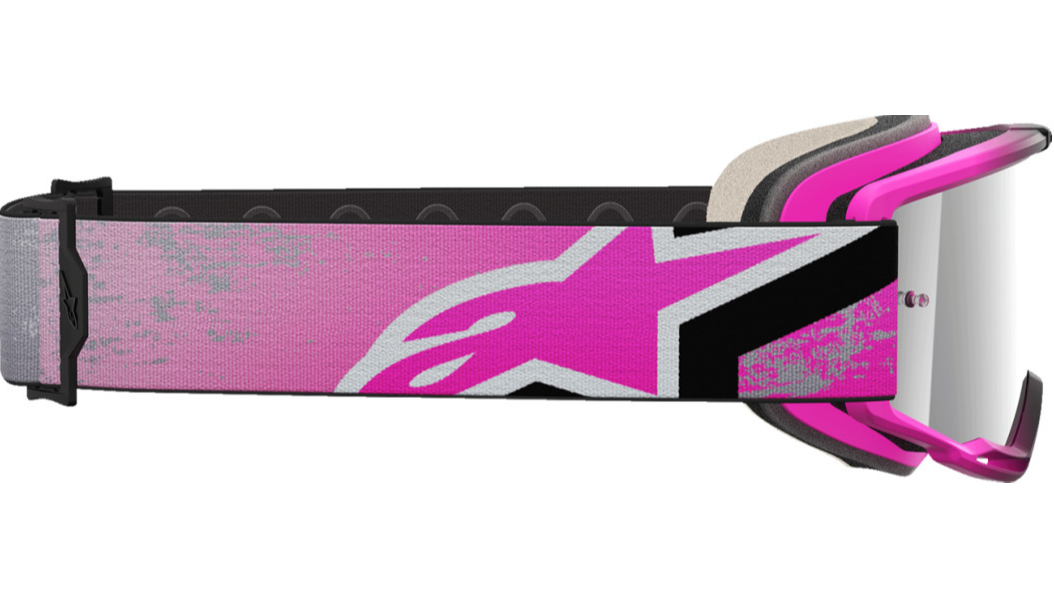 Alpinestars Vision 5 Goggle Lahnd Iron Pink Fluo Mirror Silver Lens 5100626-9284-O/S
