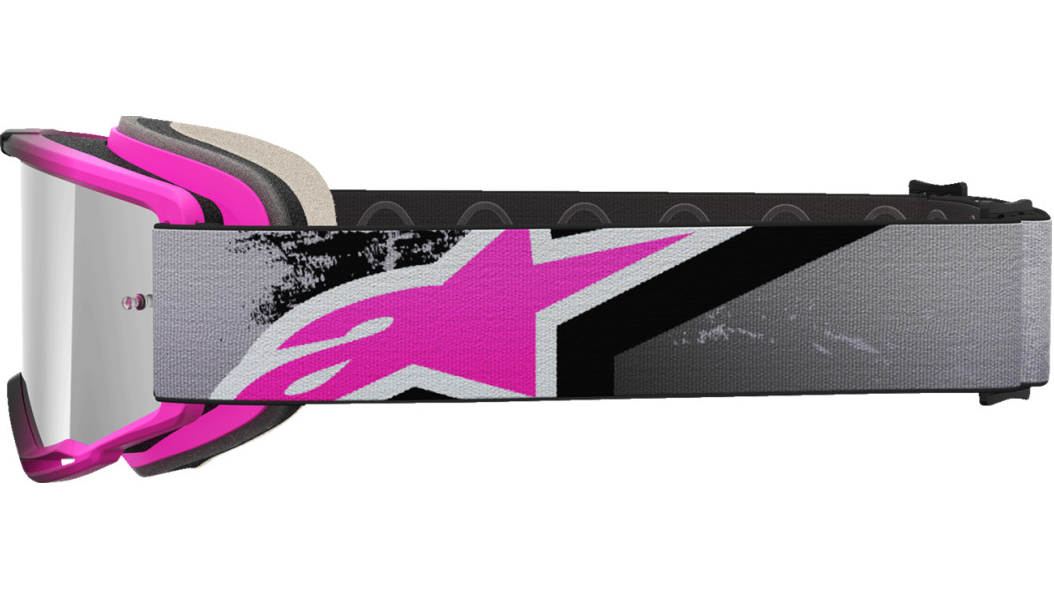 Alpinestars Vision 5 Goggle Lahnd Iron Pink Fluo Mirror Silver Lens 5100626-9284-O/S