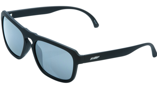 FMF Emler Sunglasses Matte Black Silver Mirror Lens F-61508-252-01