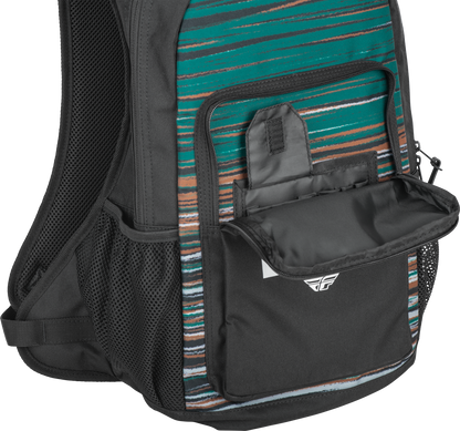 Fly Racing Jump Pack Backpack Black/Rum - Model 28-5072 for Motorcycle Gear and Travel