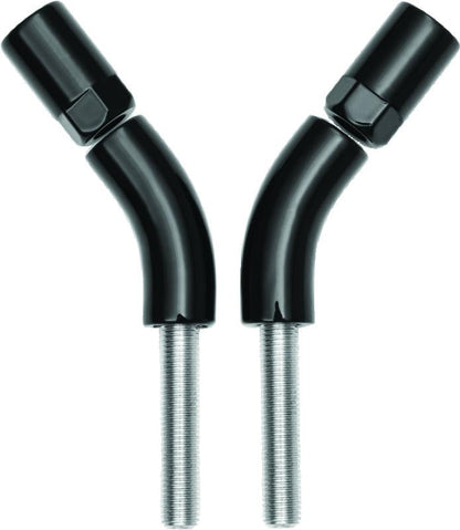 Kuryakyn Mirror Stem 3 inch Outward Extenders for Powersports Vehicles, Black (Part #kur1216)