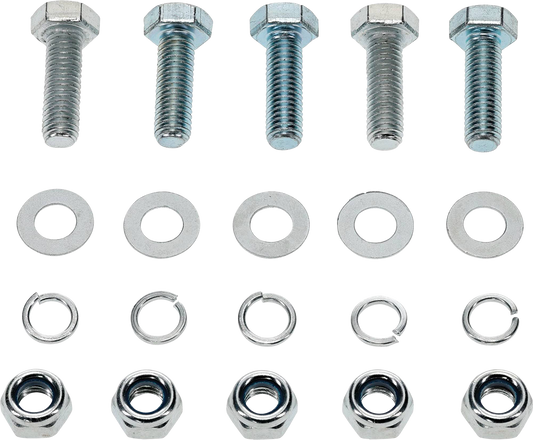 ALL BALLS Winch Hardware Kit for 2-Bolt Winches - Part Number 470-01002