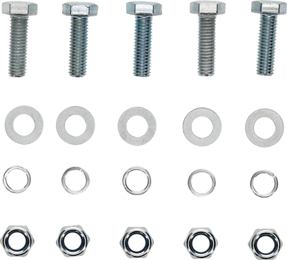 ALL BALLS Winch Hardware Kit for 2-Bolt Winches - Part Number 470-01002