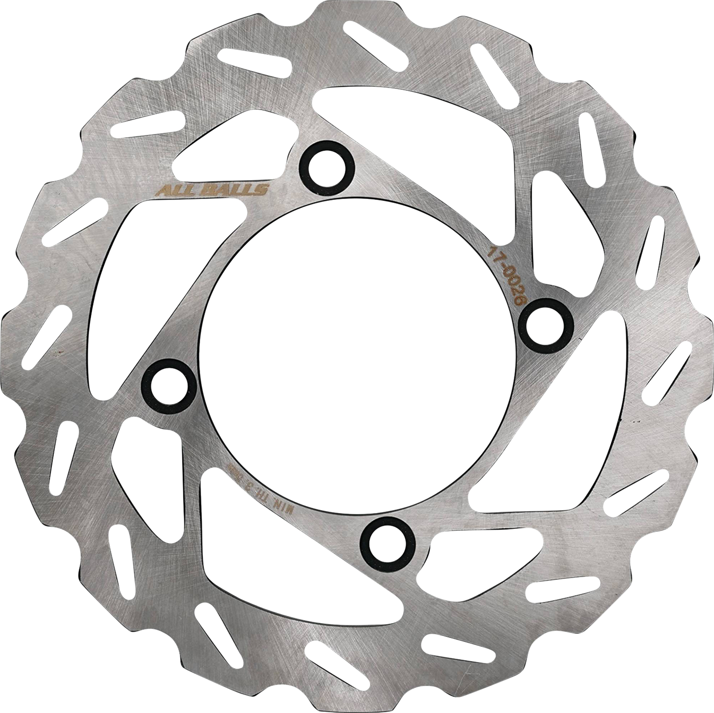 ALL BALLS Yamaha 18-0026 Brake Rotor - High-Performance Cooling and Corrosion Resistance