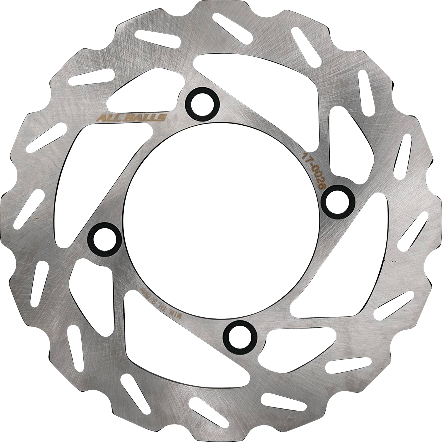 ALL BALLS Yamaha 18-0026 Brake Rotor - High-Performance Cooling and Corrosion Resistance