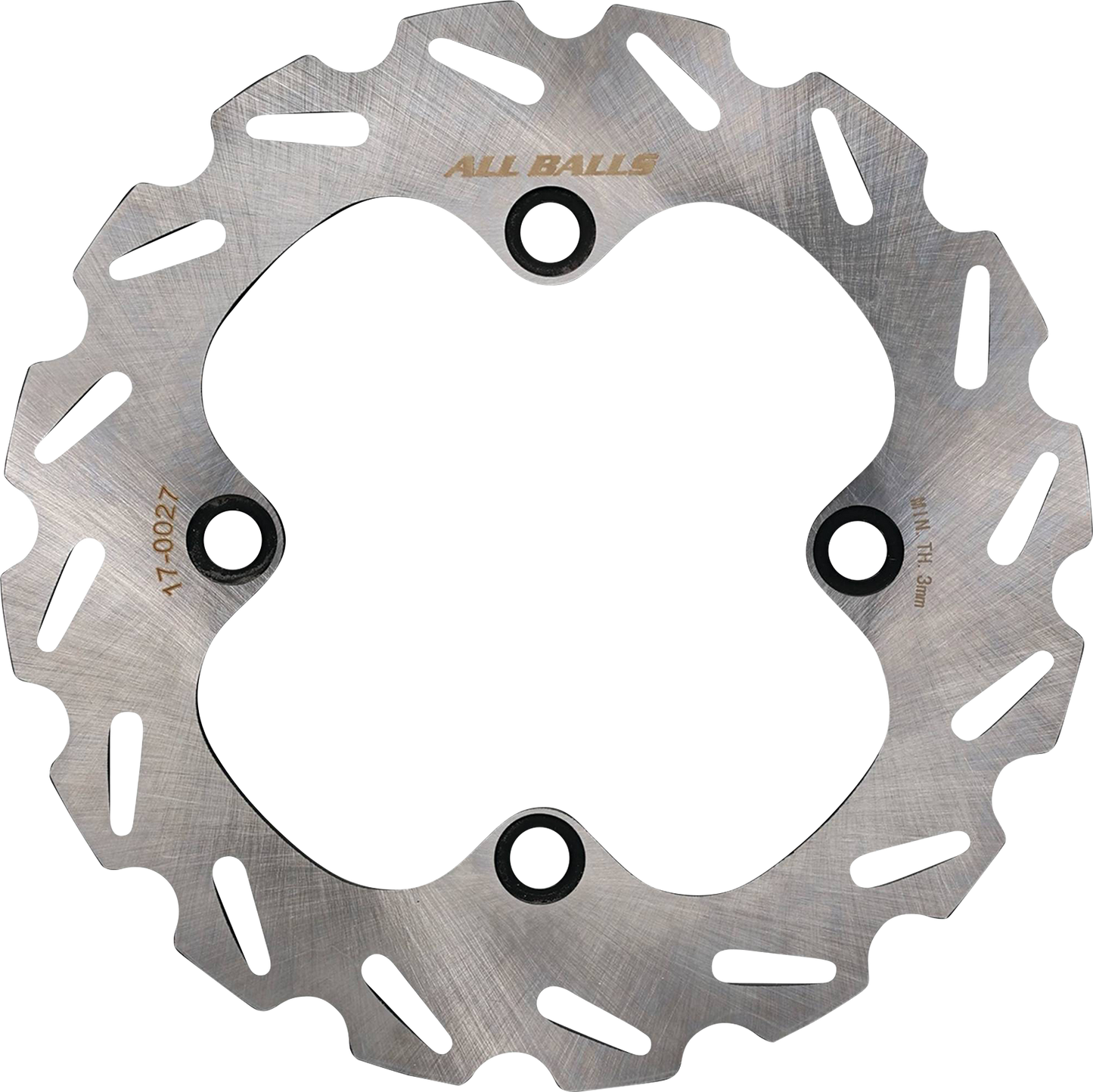 ALL BALLS Yamaha 18-0027 Brake Rotor for Optimal Cooling and Corrosion Resistance
