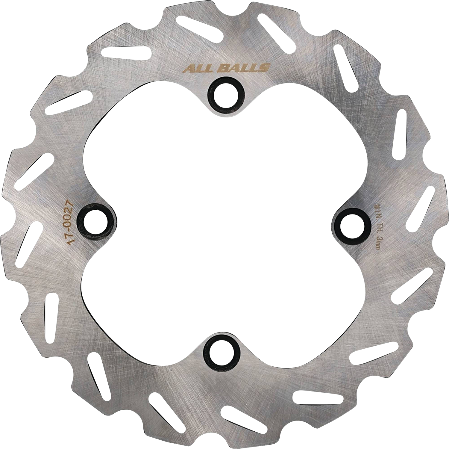 ALL BALLS Yamaha 18-0027 Brake Rotor for Optimal Cooling and Corrosion Resistance