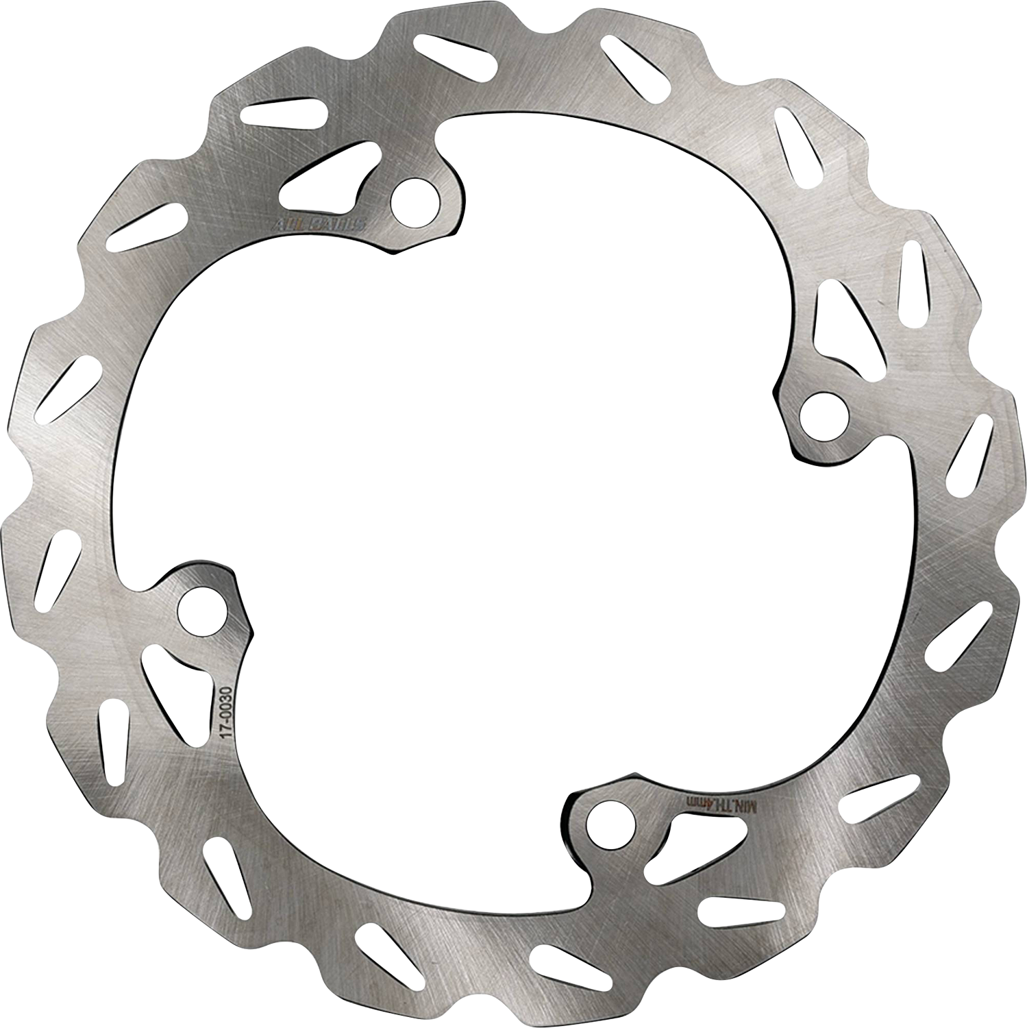 ALL BALLS Polaris Brake Rotor 18-0030 with Enhanced Cooling and Corrosion Resistance