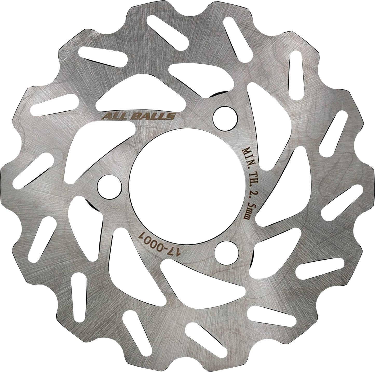 ALL BALLS Honda 18-0001 Brake Rotor with Enhanced Cooling and Corrosion Resistance