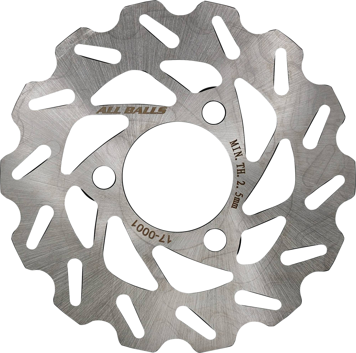 ALL BALLS Honda 18-0001 Brake Rotor with Enhanced Cooling and Corrosion Resistance