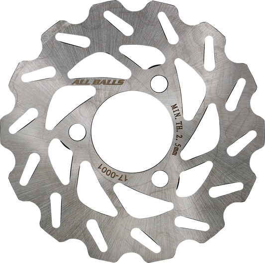 ALL BALLS Honda 18-0001 Brake Rotor with Enhanced Cooling and Corrosion Resistance