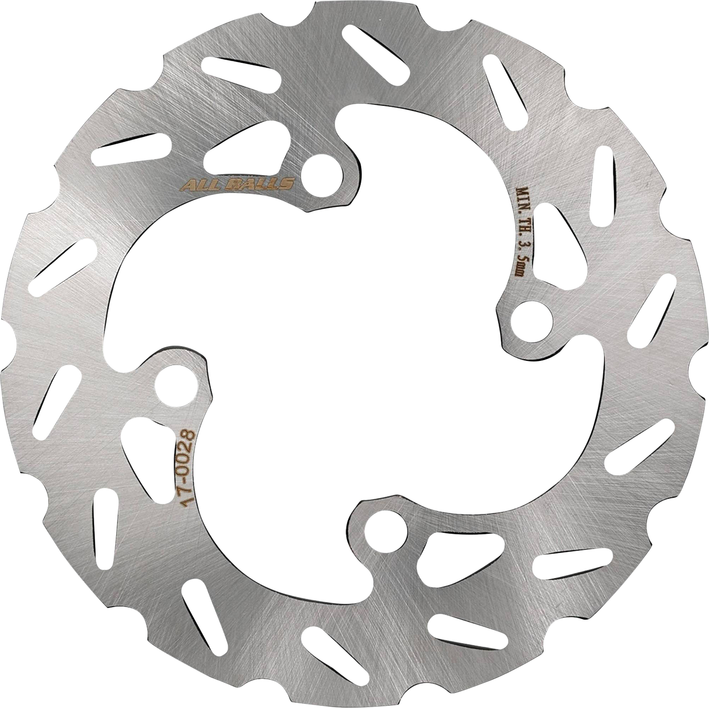 ALL BALLS Honda Brake Rotor 18-0028 – High-Performance Cooling and Corrosion Resistance