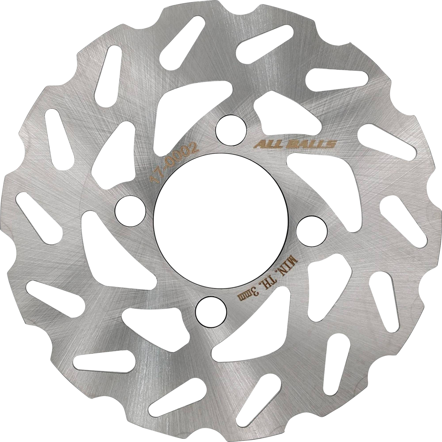 ALL BALLS Yamaha 18-0002 Brake Rotor - High-Performance Cooling and Corrosion Resistance