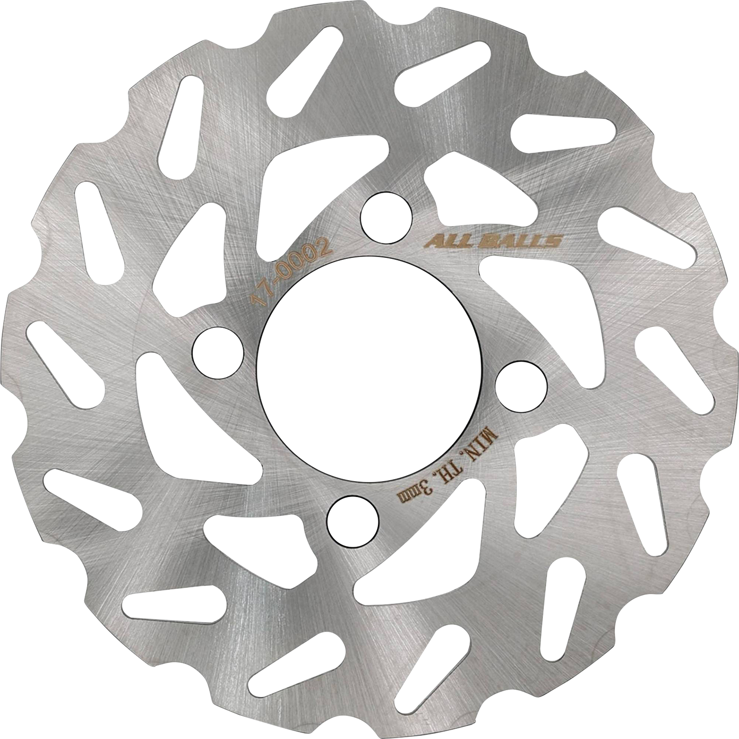 ALL BALLS Yamaha 18-0002 Brake Rotor - High-Performance Cooling and Corrosion Resistance