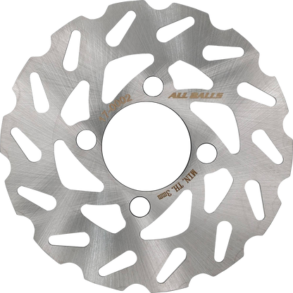 ALL BALLS Yamaha 18-0002 Brake Rotor - High-Performance Cooling and Corrosion Resistance