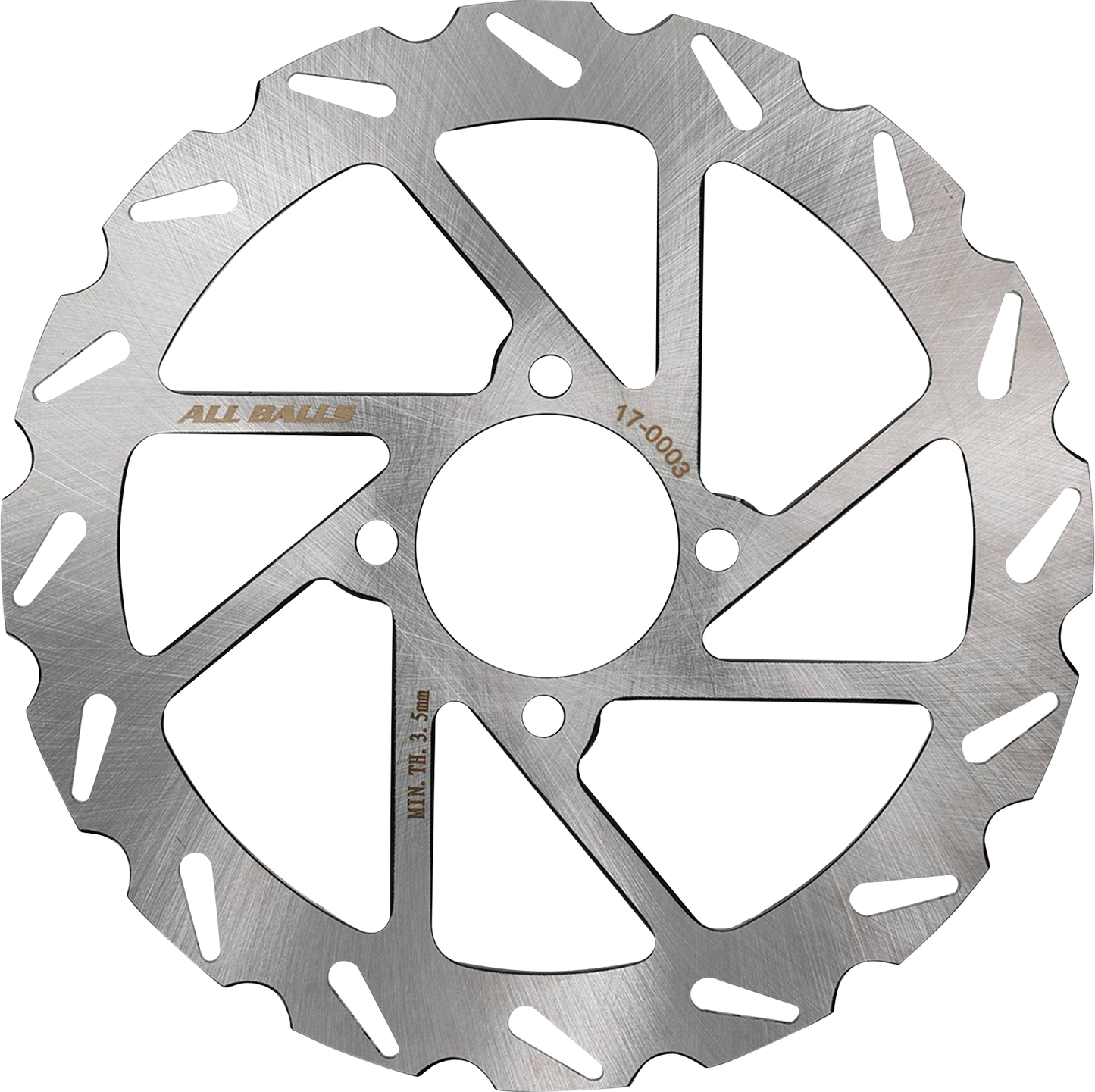 ALL BALLS Yamaha 18-0003 Brake Rotor with Enhanced Cooling and Corrosion Resistance