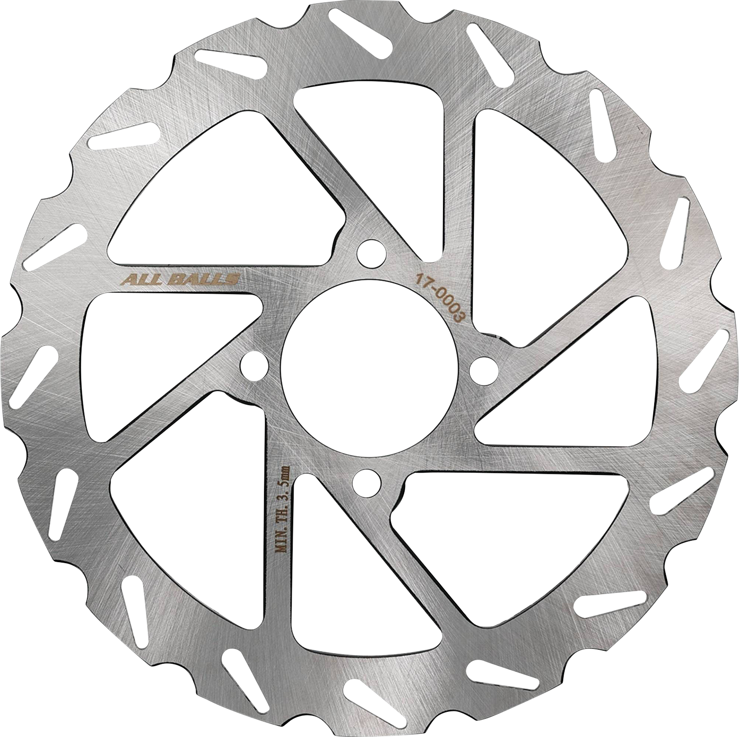 ALL BALLS Yamaha 18-0003 Brake Rotor with Enhanced Cooling and Corrosion Resistance