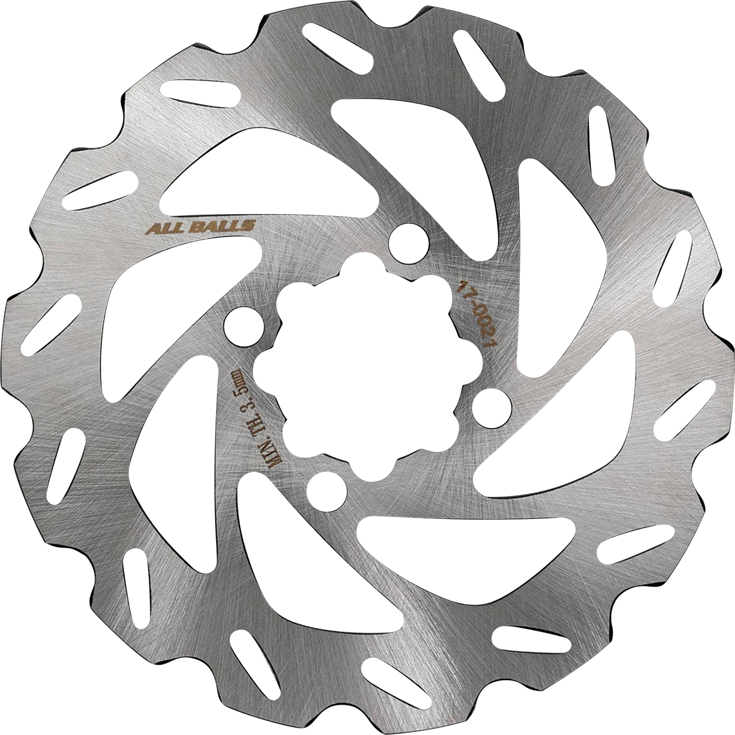 ALL BALLS Yamaha 18-0021 Brake Rotor - High-Performance Cooling and Corrosion Resistance