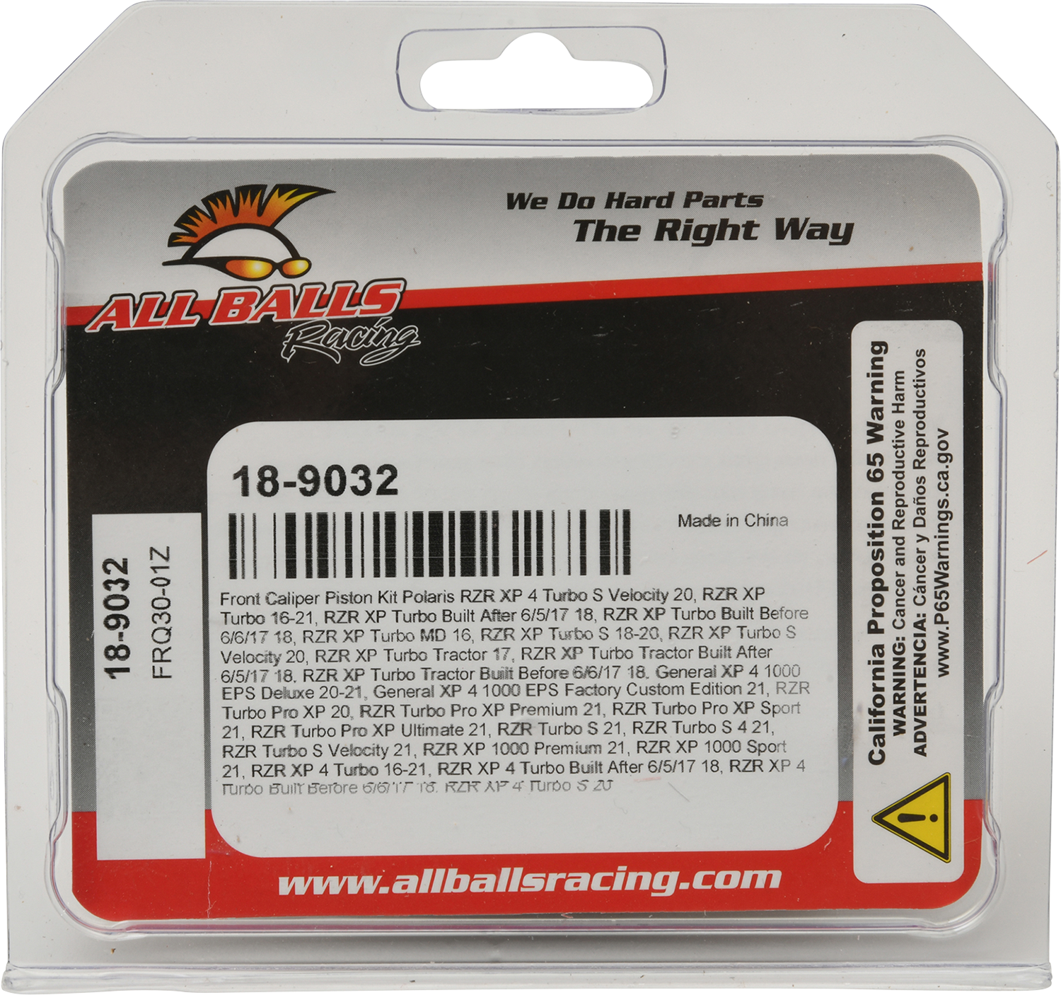 ALL BALLS Polaris Brake Caliper Piston 18-9032