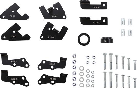 DEMON Lift Kit for Pioneer 700 PABL-4004HD - All Four Corner Vehicle Lift with Hardware