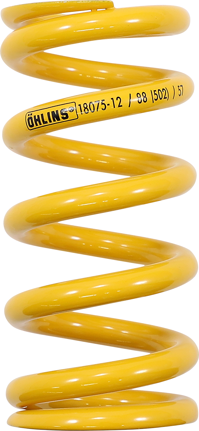 OHLINS-BICYCLE Shock Spring - 502 lb, Part Number 18075-12 for Mountain Bikes