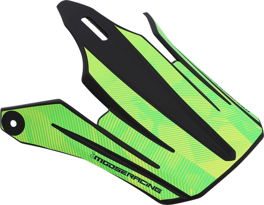 MOOSE OFFROAD Youth F.I. MIPS® Visor Kit - Agroid Camo, Yellow/Green (Part 0132-1597)