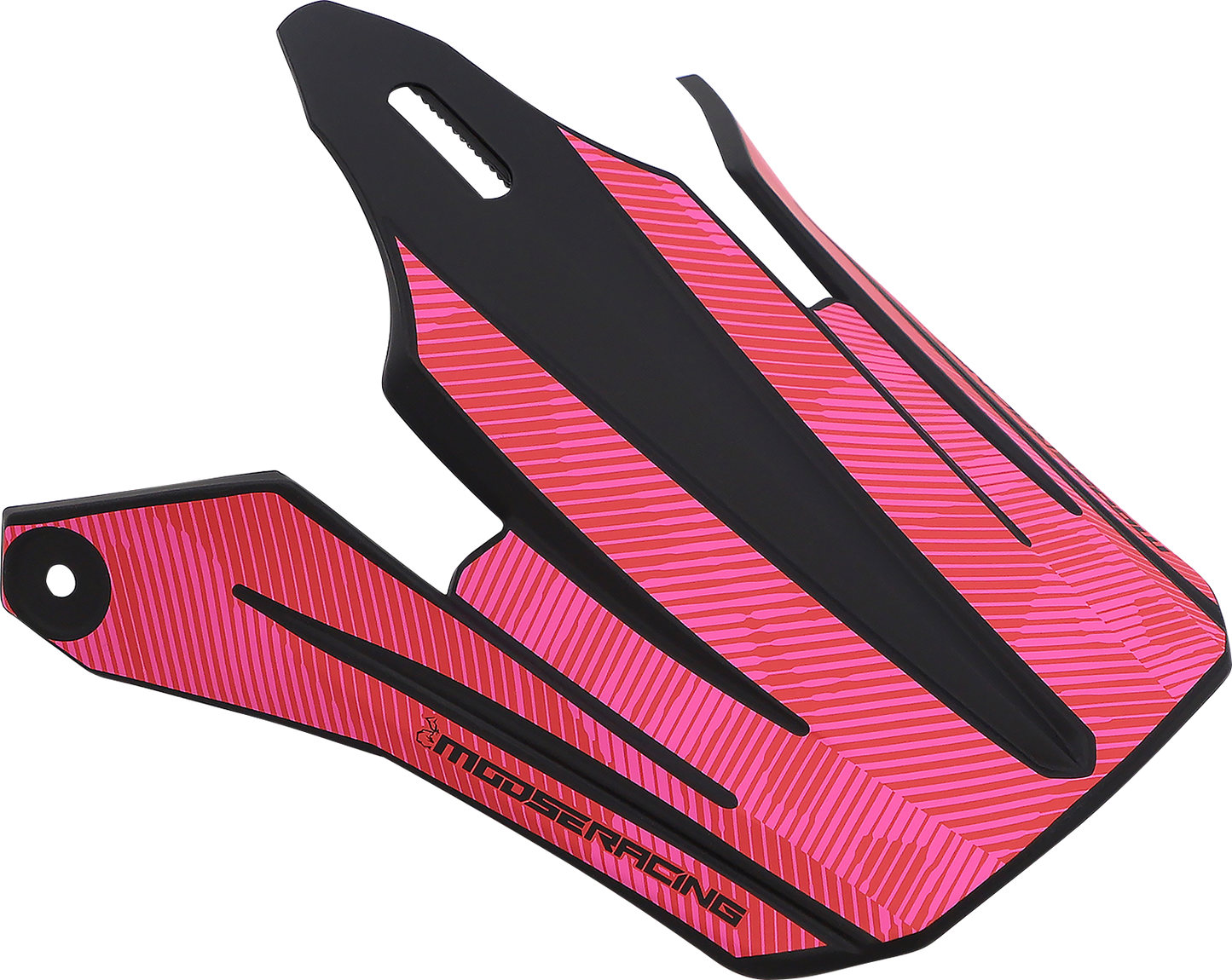 MOOSE OFFROAD Youth F.I. MIPS® Visor Kit - Agroid Camo Pink/Red (Part No. 0132-1598)