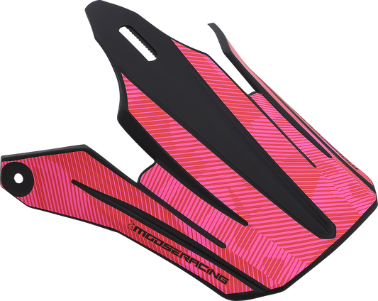 MOOSE OFFROAD Youth F.I. MIPS® Visor Kit - Agroid Camo Pink/Red (Part No. 0132-1598)