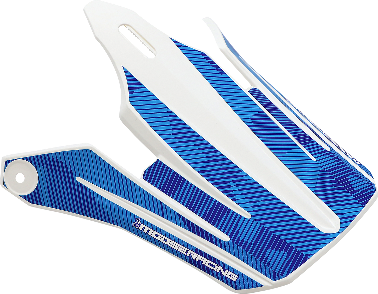 MOOSE OFFROAD Youth F.I. MIPS® Visor Kit - Agroid Camo - Blue/White (Part No. 0132-1599)