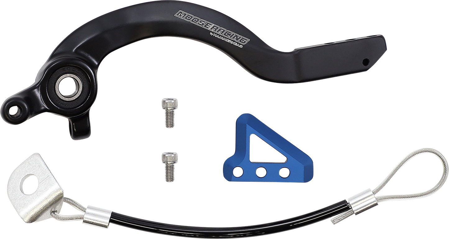 Moose Offroad Brake Pedal for Husqvarna - Blue, Part Number 82-0761-21-20
