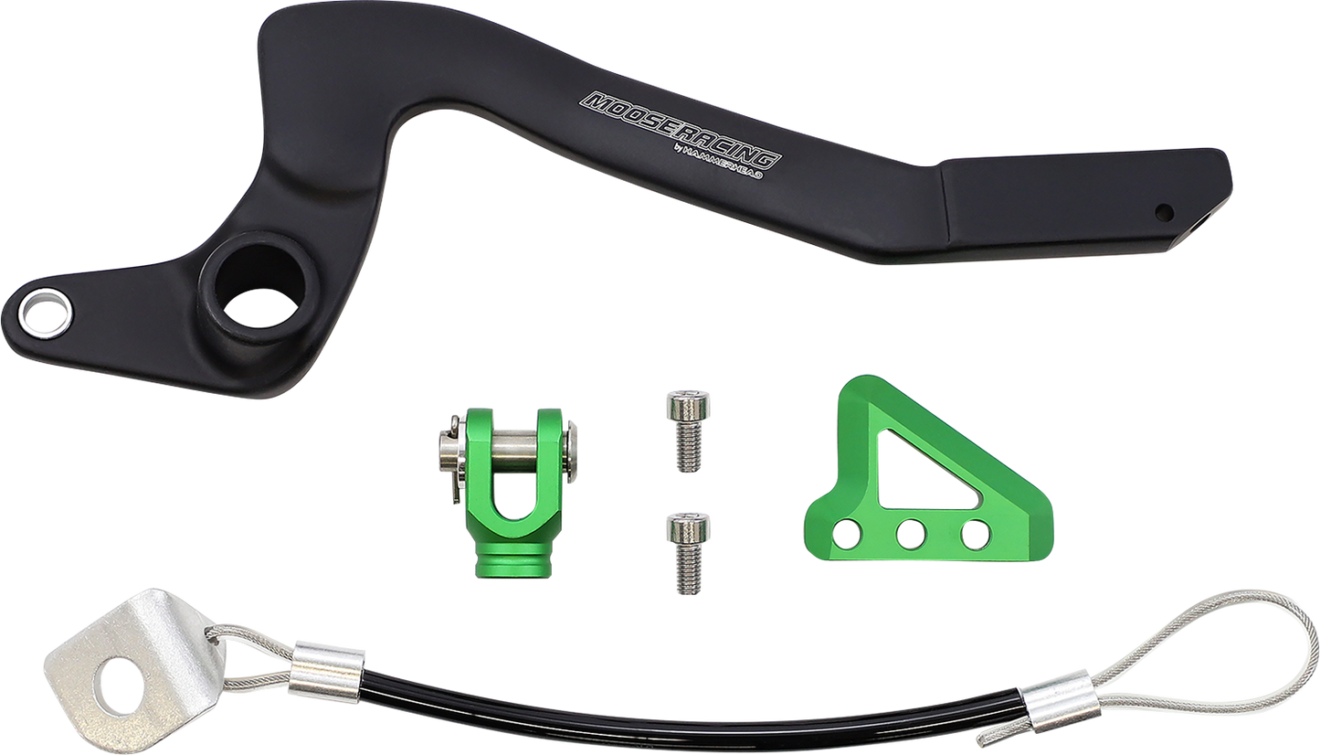 Moose Offroad Brake Pedal with Adjustable Tips for Kawasaki - Part 82-0344-21-33