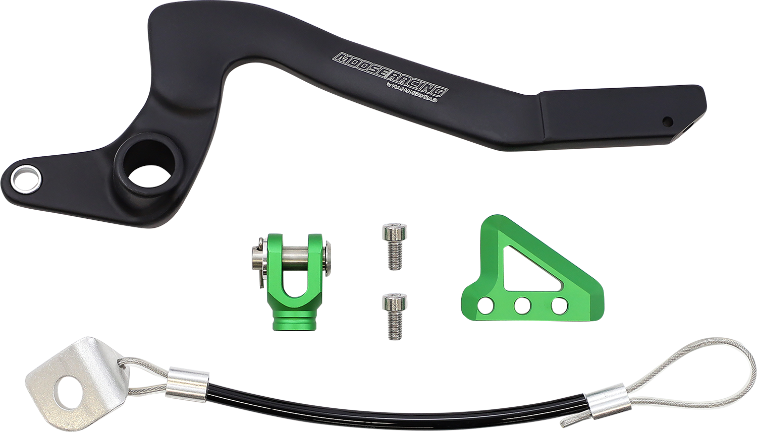 Moose Offroad Brake Pedal with Adjustable Tips for Kawasaki - Part 82-0344-21-33