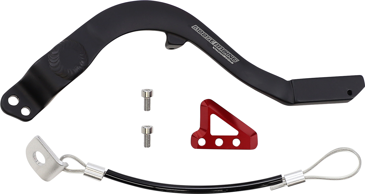 MOOSE OFFROAD Honda 82-0111-21-11 Brake Pedal with Red Finish