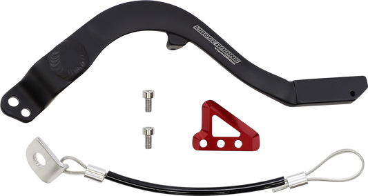 MOOSE OFFROAD Honda 82-0111-21-11 Brake Pedal with Red Finish