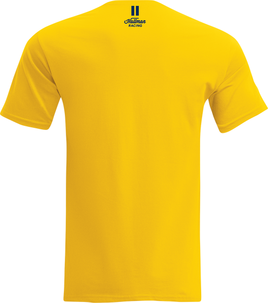 THOR Hallman Heritage T-Shirt - Yellow - Small, Part Number 3030-22660