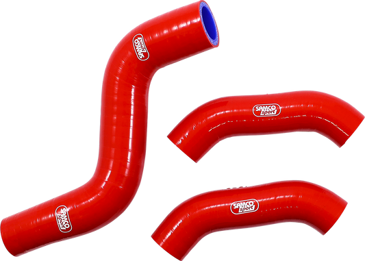 MOOSE OFFROAD Race Fit Radiator Hose Kit in Red for Gas Gas, Husqvarna, and KTM - Part Number KTM-108-RD