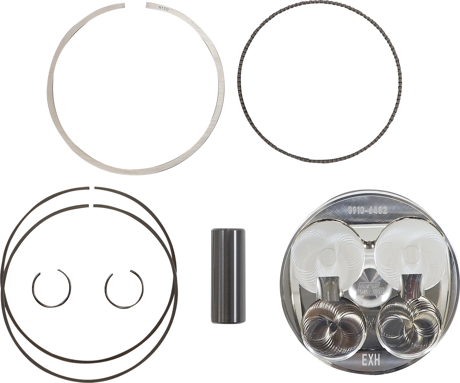 Moose Offroad Piston Kit for Honda 96.00 mm MX2045 with Diamond-Like Carbon Wrist Pin