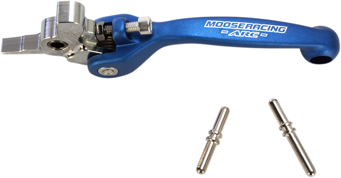 Moose Offroad ARC Flex Brake Lever BR-935 – Durable 6061-T6 Aluminum, Blue