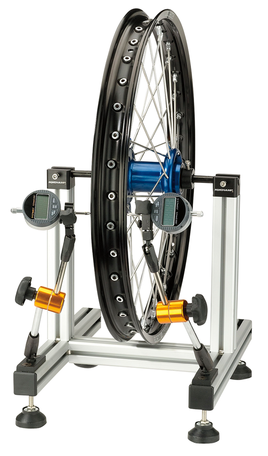 MOOSE OFFROAD Professional Wheel Truing Stand with Digital Indicators - Part Number 10-699010